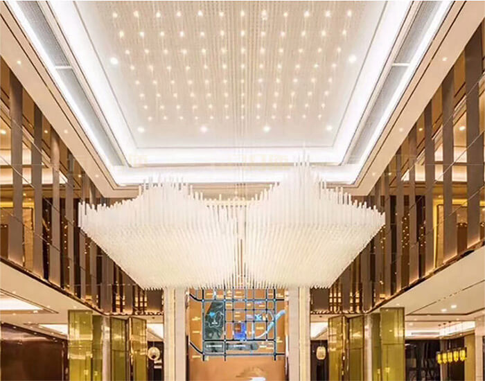酒店多層吊燈非標(biāo)定制，廠家直供