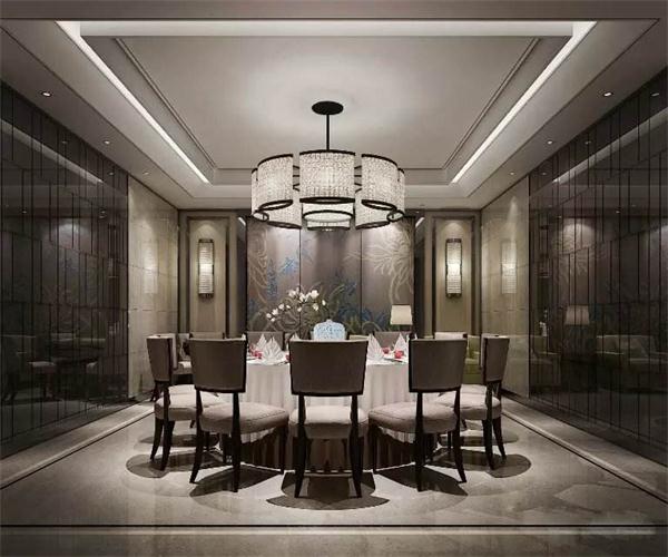 酒店新中式風格包廂JD20078852現(xiàn)代水晶燈具案例 廠家定制安裝