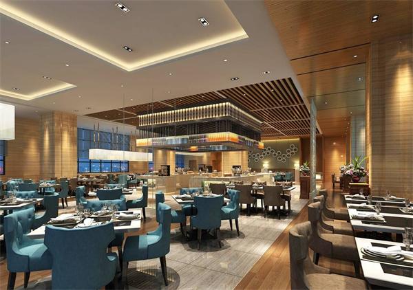 高檔酒店餐廳現(xiàn)代燈光照明設(shè)計(jì)效果 燈具廠家供貨安裝