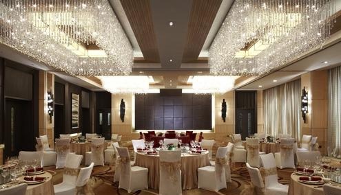 酒店宴會(huì)廳燈具大型水晶燈廠家定制效果圖 一站式供應(yīng)